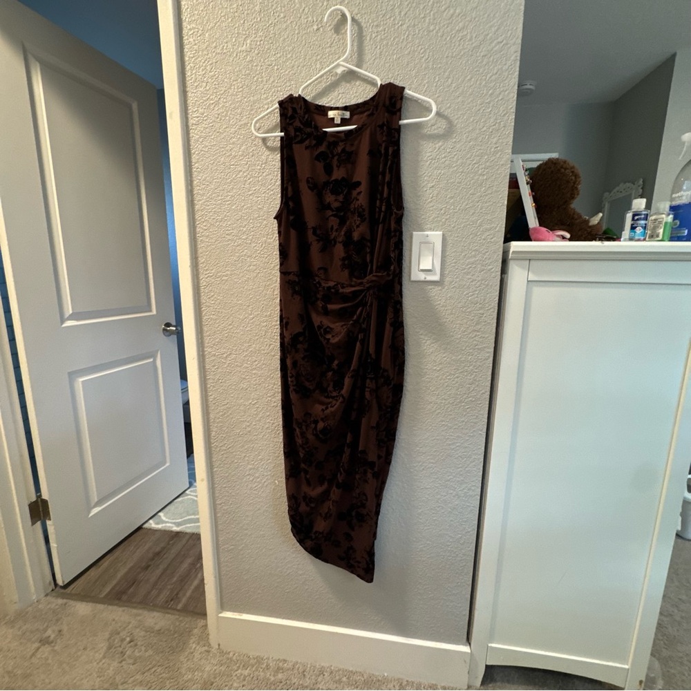 Nine Britton Brown Floral Dress